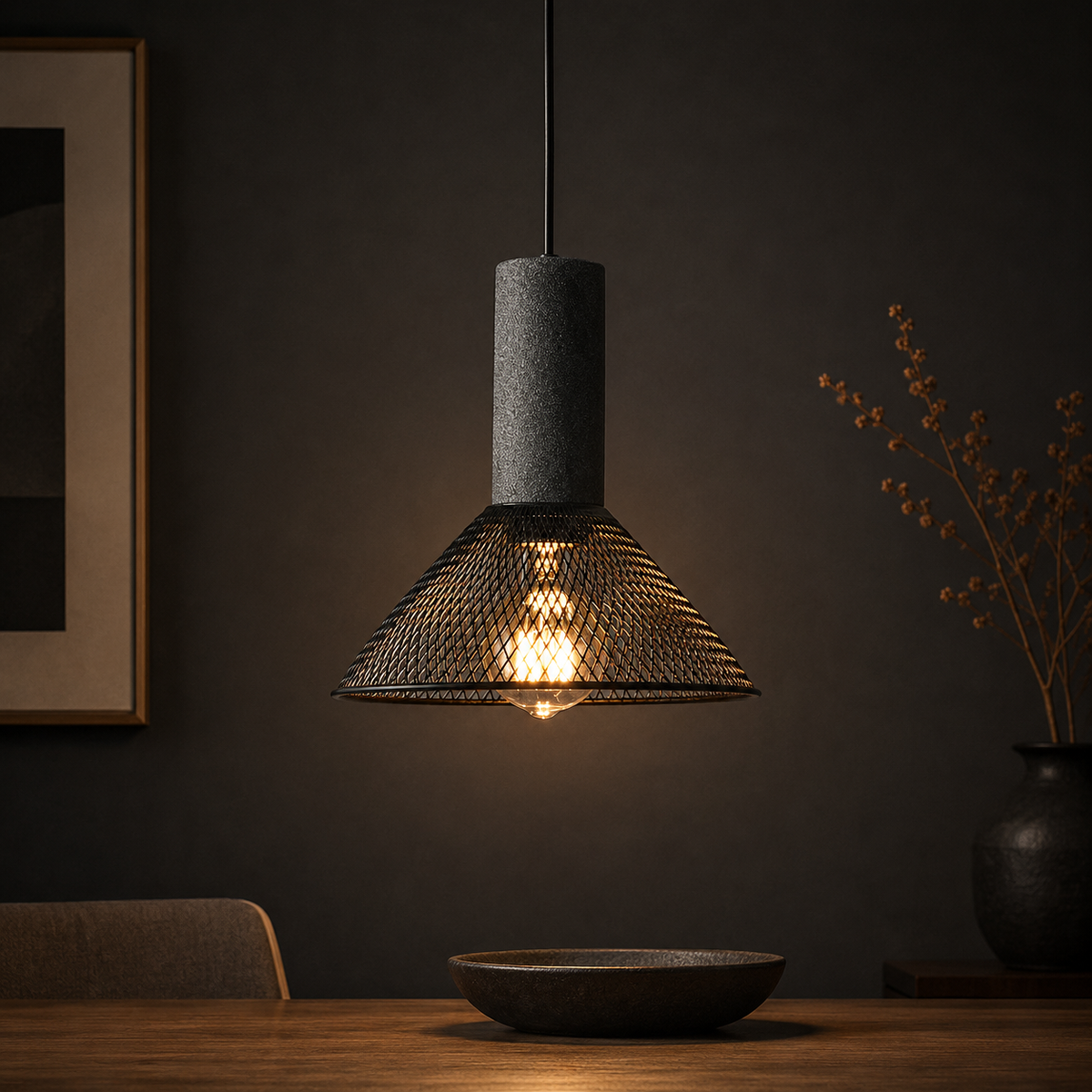 Concrete Industry Pendant Lamp