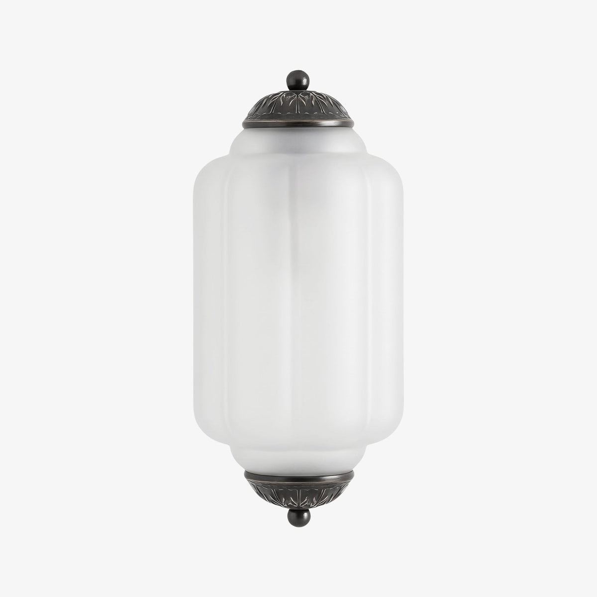 Vintage Milk Glass Flush Eloise Wall Sconce for Bedside Hallway
