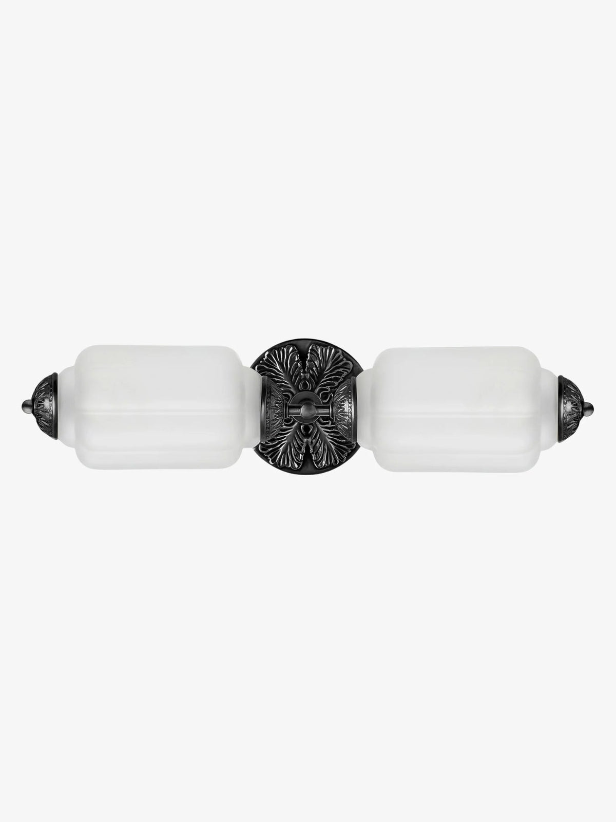 American Vintage Glass Lantern Shaped Horizontal Eloise Wall Sconce