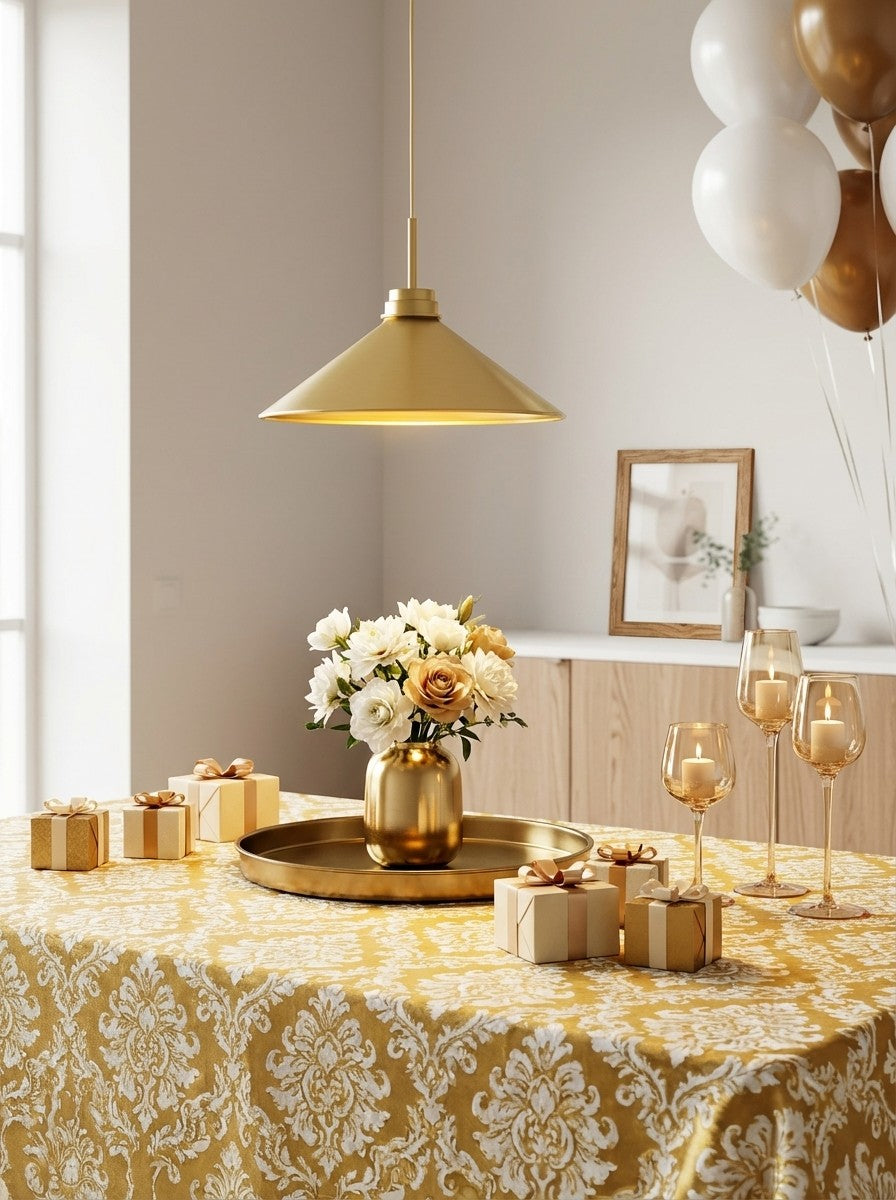 Modern Farmhouse Cone Pendant Light – Dimmable Kitchen and Entryway Lighting