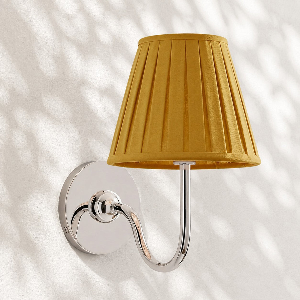 Fabric Shade Wall Sconce with Drum Shade - Classic Pleated Sconce Light