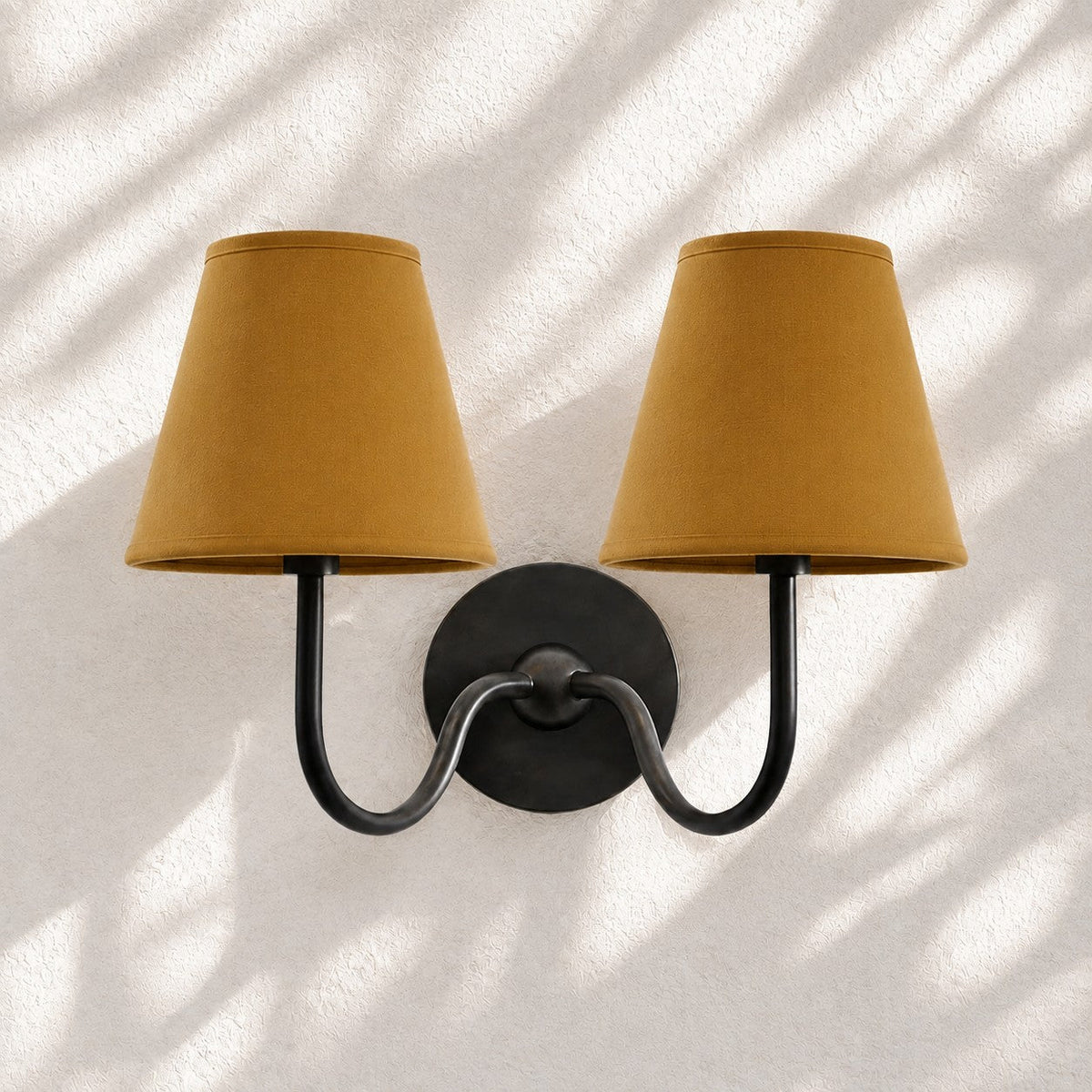 Fabric Shade Wall Sconce with Drum Shade - Classic Pleated Sconce Light