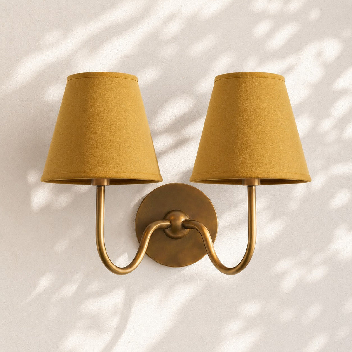 Fabric Shade Wall Sconce with Drum Shade - Classic Pleated Sconce Light