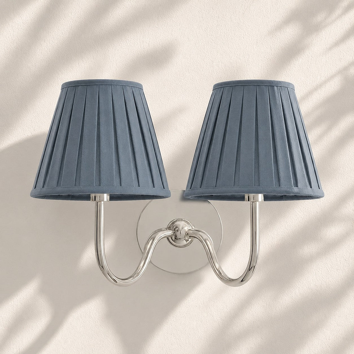 Fabric Shade Wall Sconce with Drum Shade - Classic Pleated Sconce Light