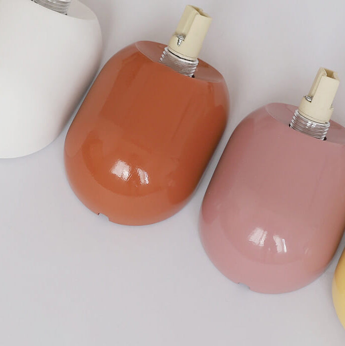 Modern Minimalist Macaron Cream Style Resin Glass Ball 1-Light Wall Sconce Lamp