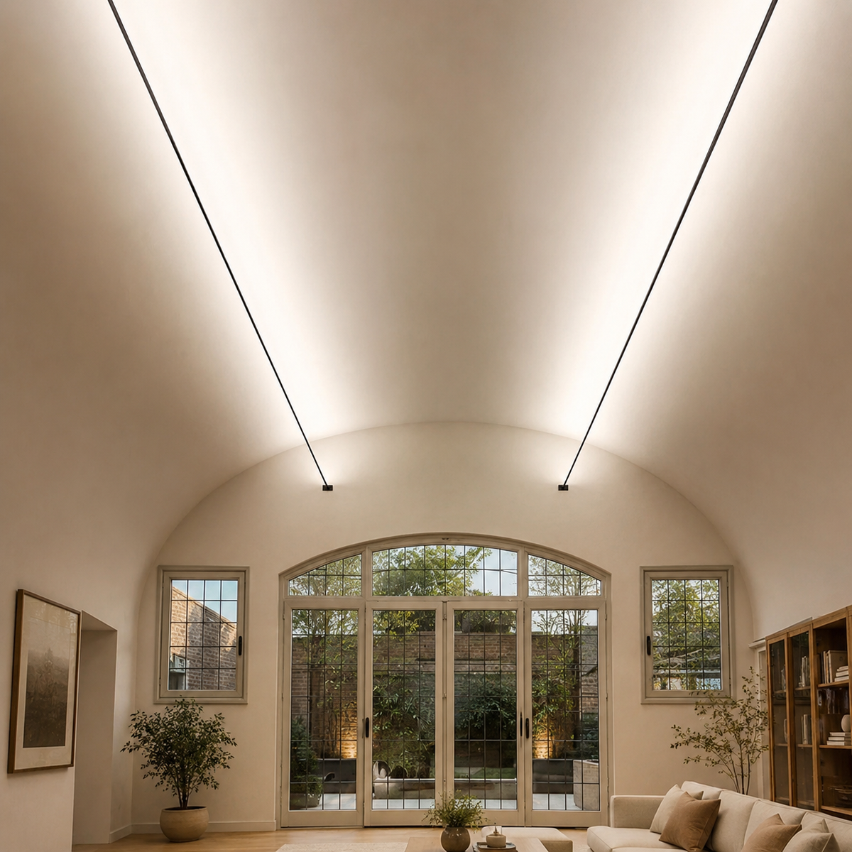 Skyline Linear LED Lighting Rotatable Ultra-Thin Steel Bar Light