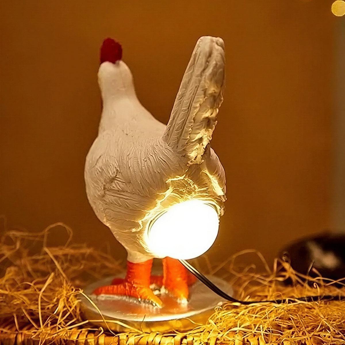 3D Decorative Chicken Night Light Desk Lamp