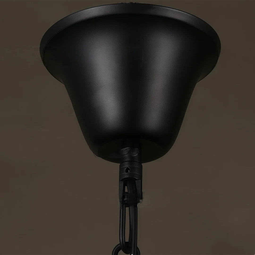 Clear Glass Pendant Lighting Retro Industrial Ceiling Light