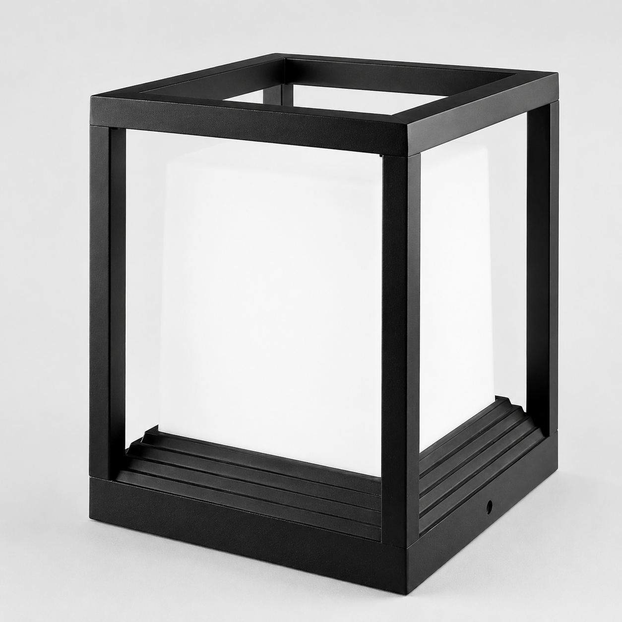 Garden Pedestal Lights Minimalist Square Waterproof LED Light