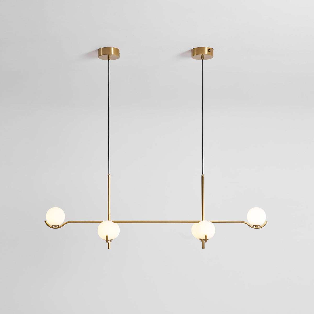 White Bubble Design Glass Pendant Light