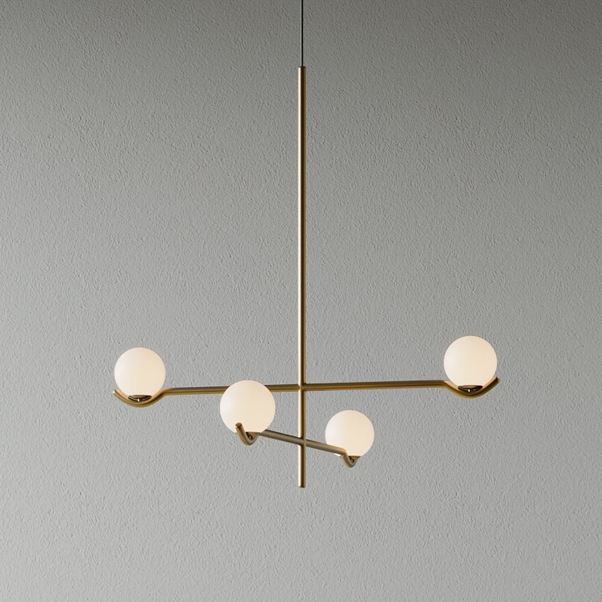 White Bubble Design Glass Pendant Light