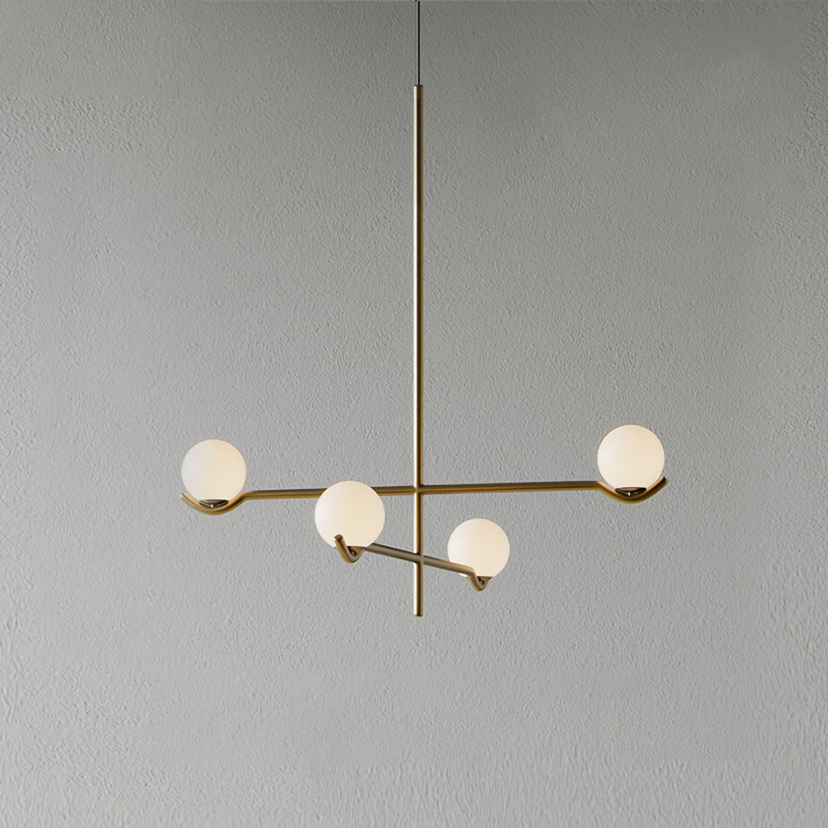 White Bubble Design Glass Pendant Light