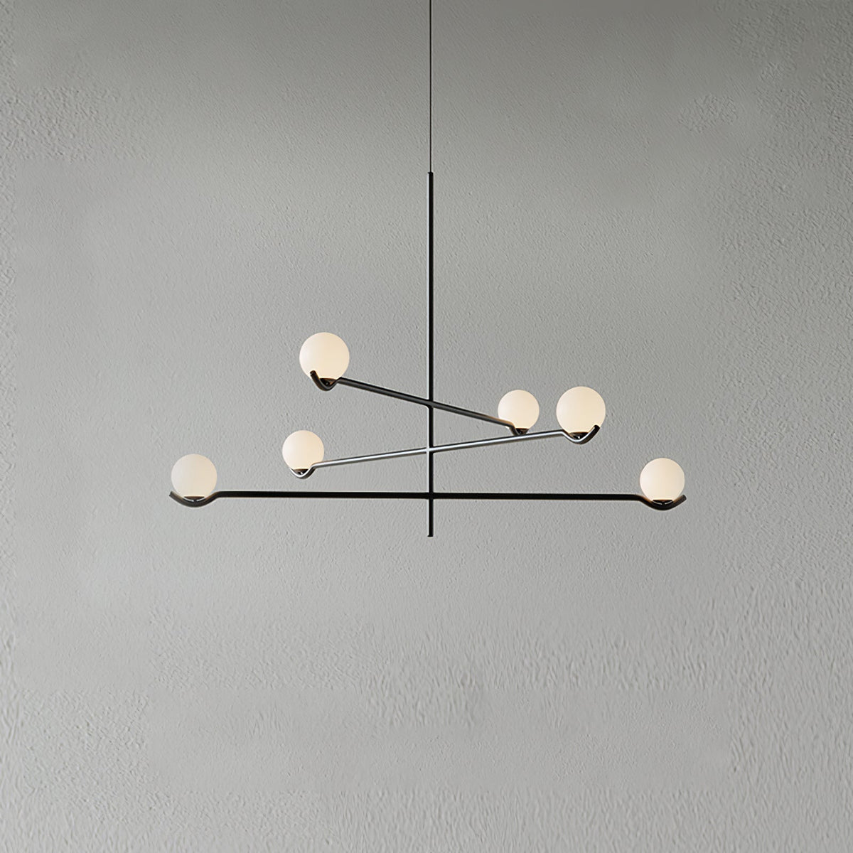 White Bubble Design Glass Pendant Light