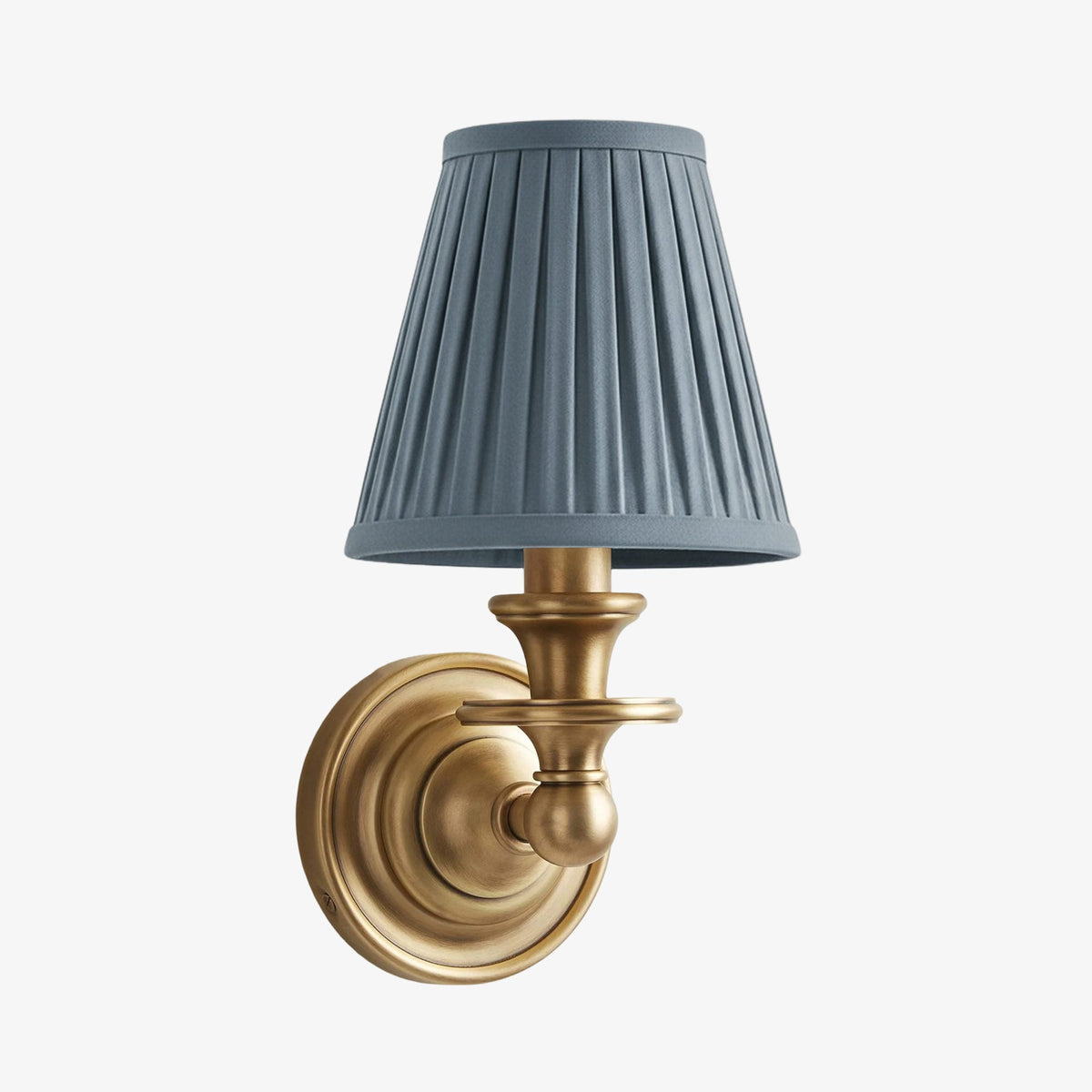 Drum Shade Wall Sconce – Fabric Sconce Light for Cozy Cottage Lighting