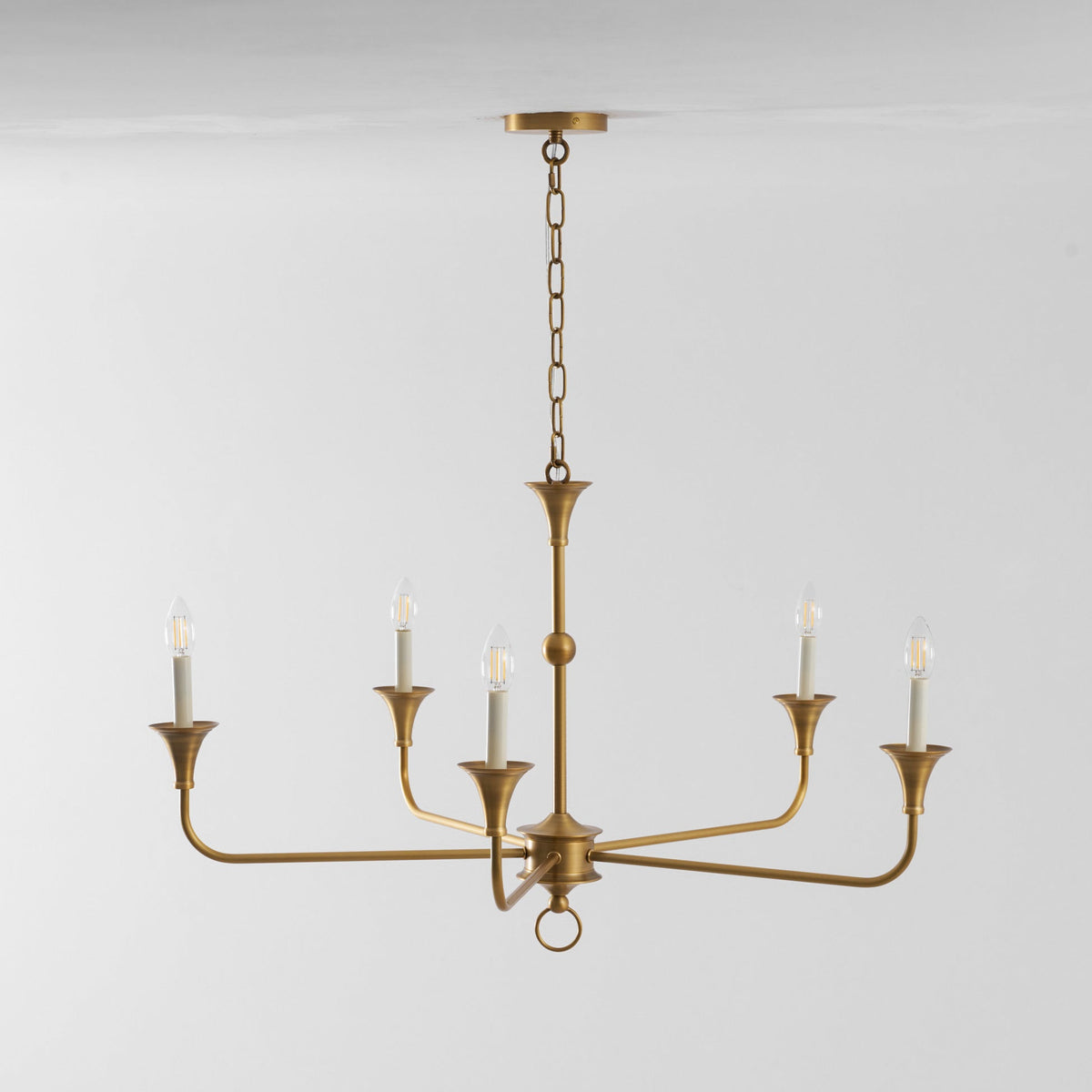Unity Classic Vintage European Style Mid-century Bronze Chandelier