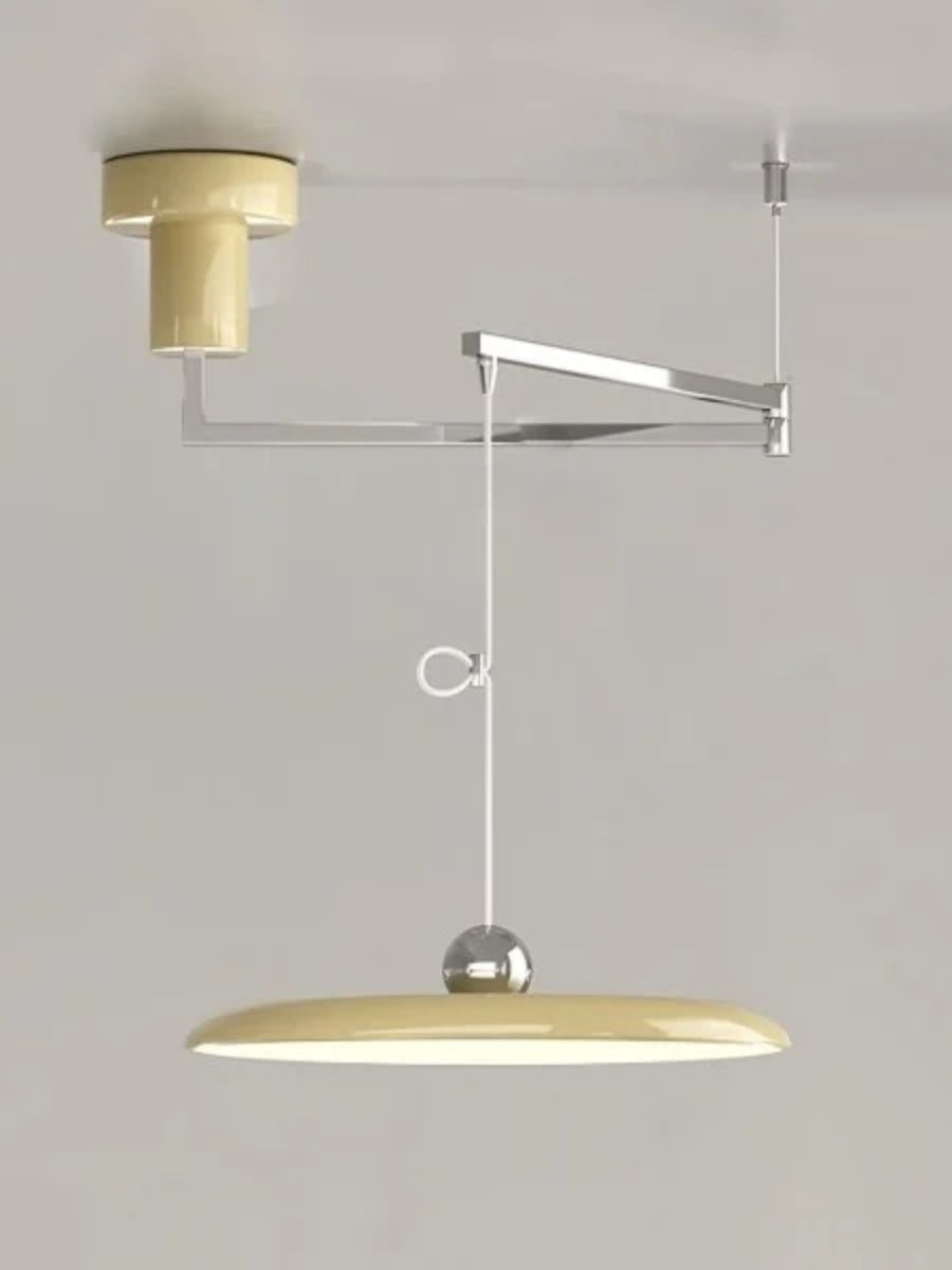 Swing Arm Pendant Light - Minimalist Adjustable Hanging Light Fixture