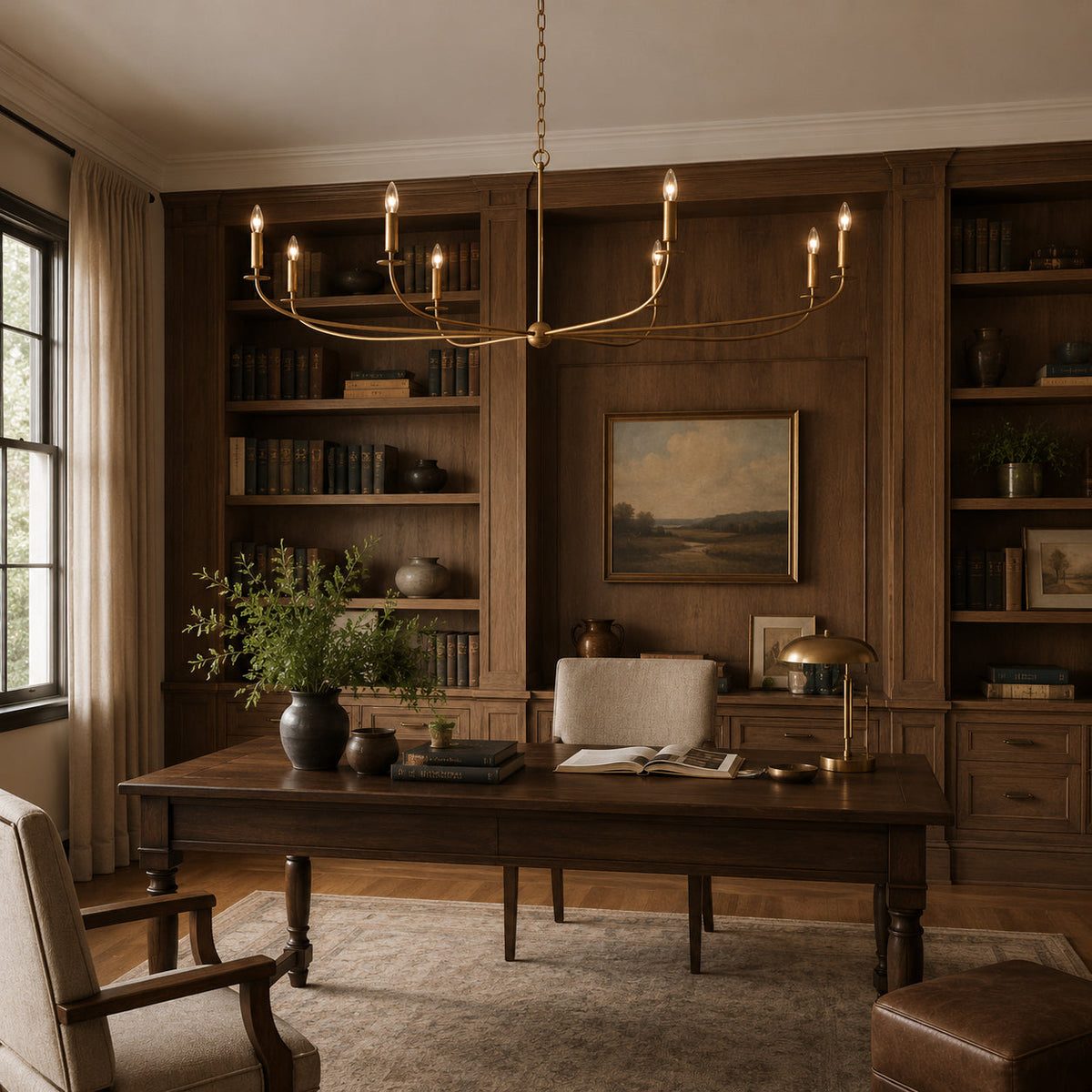 Grand Candle-style Farmhouse Chandelier