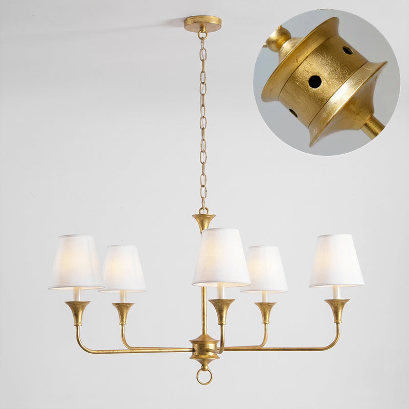 Unity Classic Vintage European Style Mid-century Bronze Chandelier