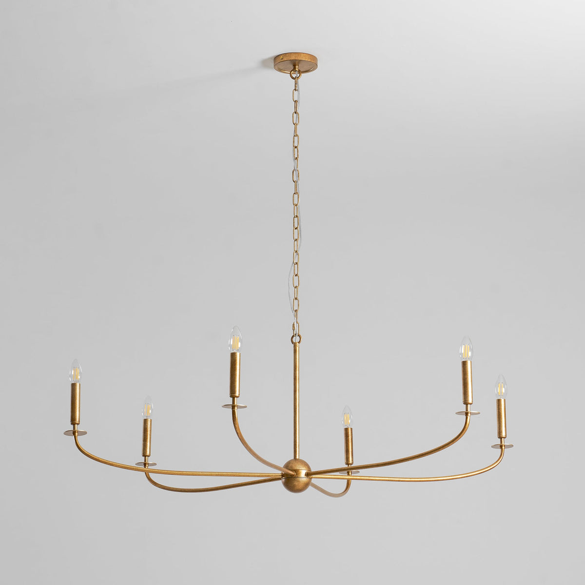 Grand Candle-style Farmhouse Chandelier