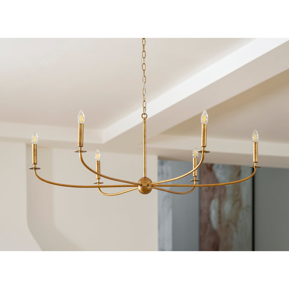 Grand Candle-style Farmhouse Chandelier