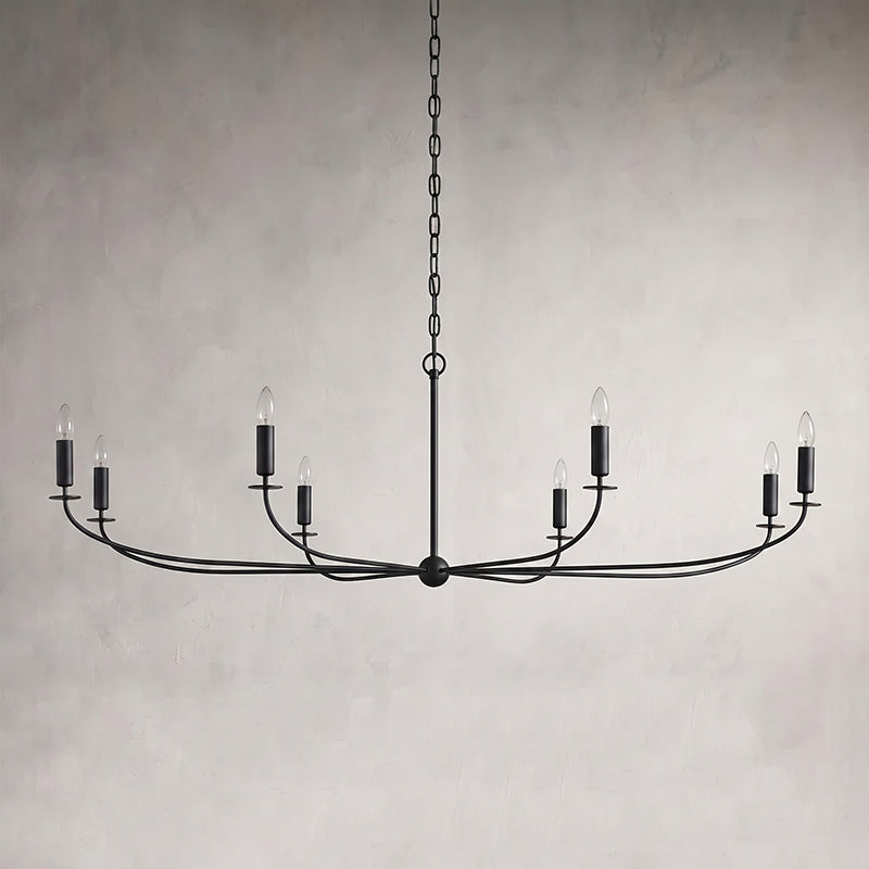 Grand Candle-style Farmhouse Chandelier