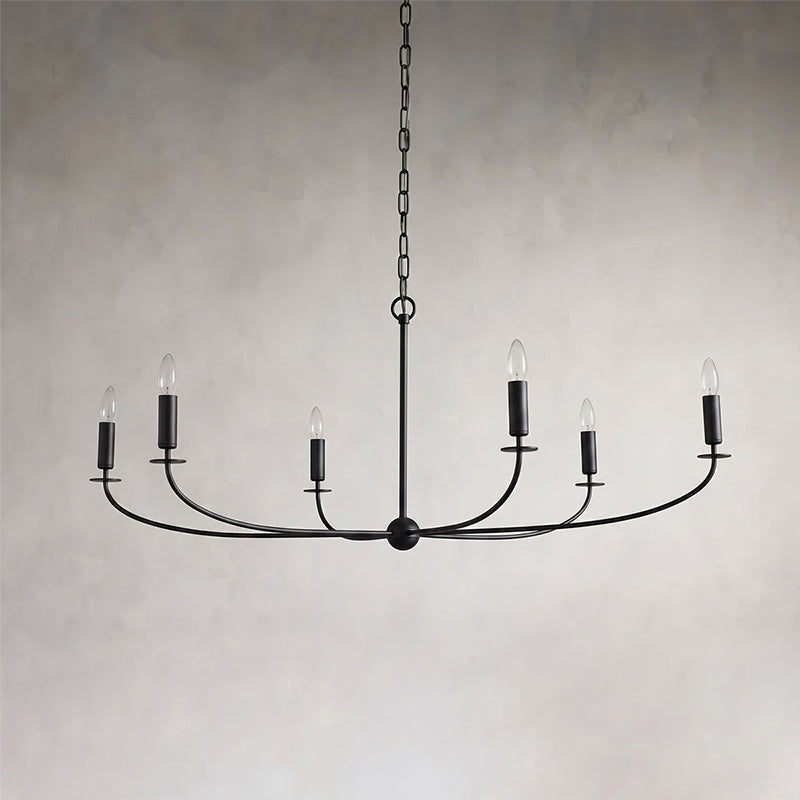 Grand Candle-style Farmhouse Chandelier