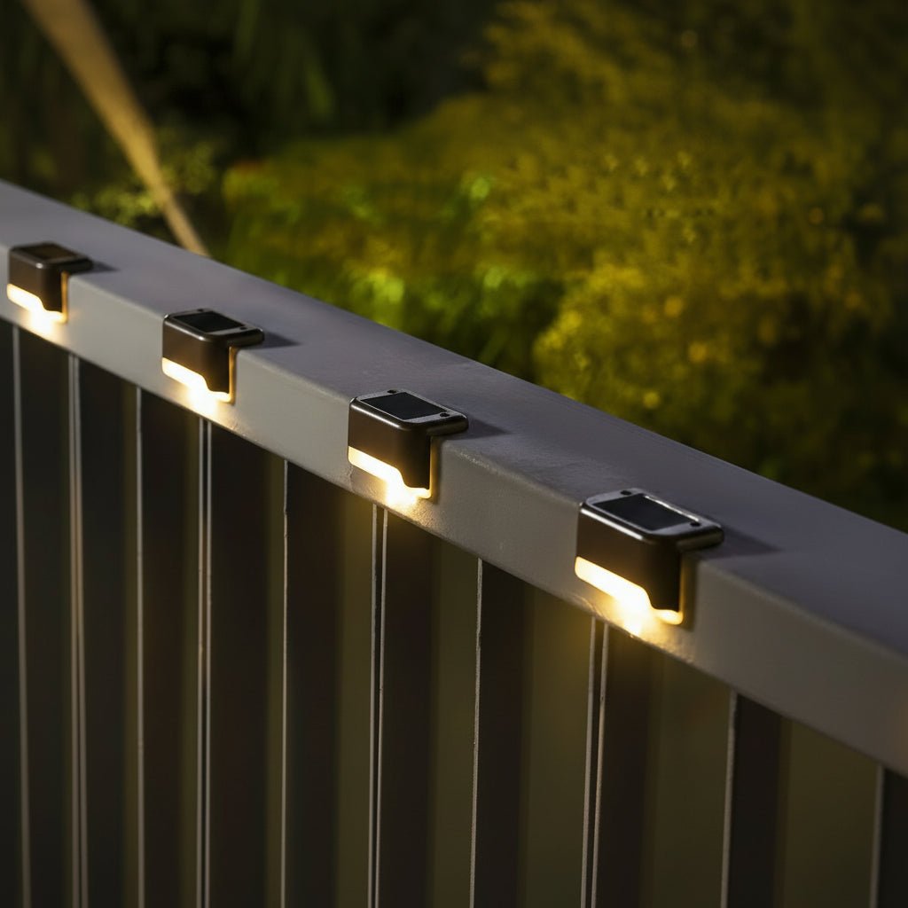 Solar-Powered LED Wall Light for Garden and Patio
