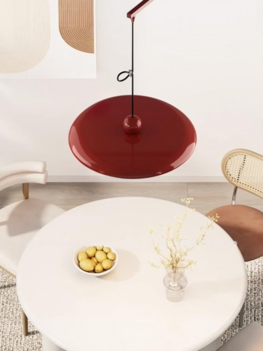Swing Arm Pendant Light - Minimalist Adjustable Hanging Light Fixture