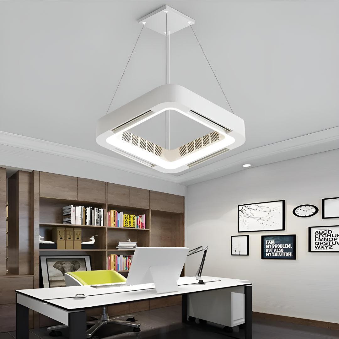Modern Bladeless Ceiling Fan Light With Adjustable Lighting