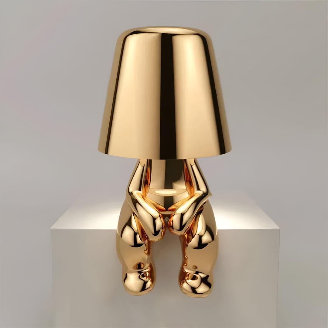 Modern Cordless Person Table Lamp With Dimmable LED Light