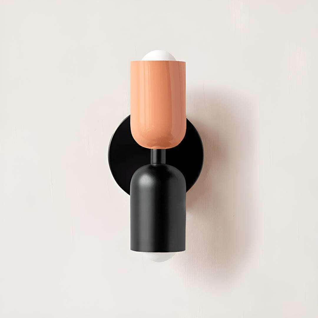 Modern Double Wall Sconce Lighting with Up and Down Glow