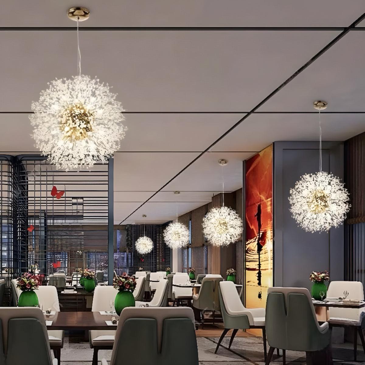 Modern Elegant Dandelion Chandelier Pendant Lighting