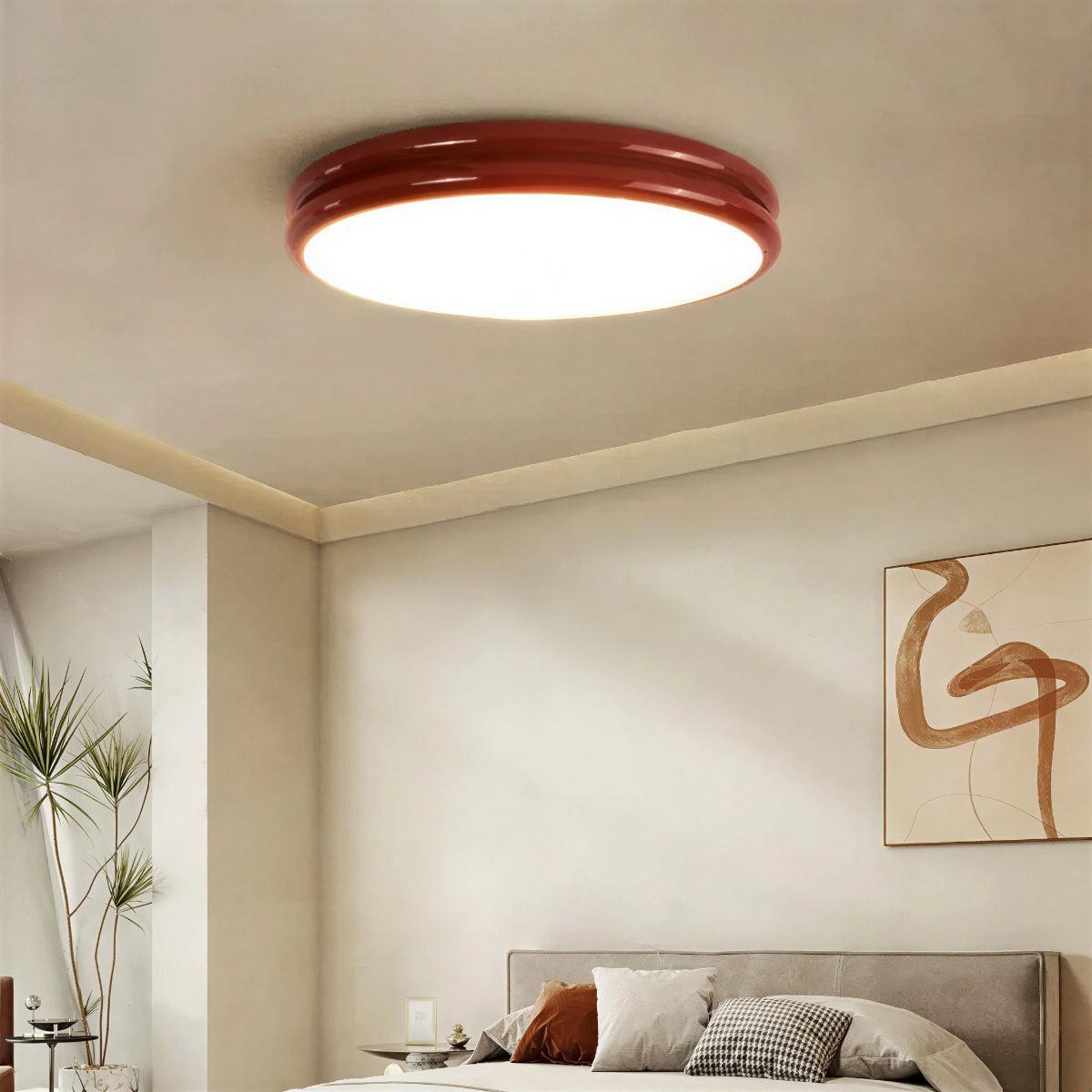 Modern Flush Mount Ceiling Light for Bedroom and Living Room