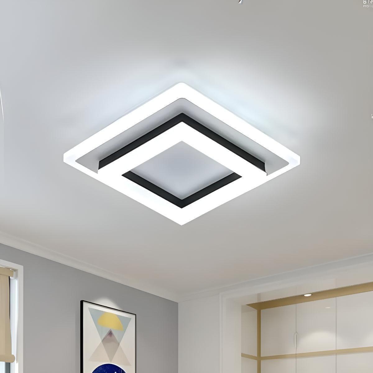 Modern Flush Mount Square Ceiling Light Fixture