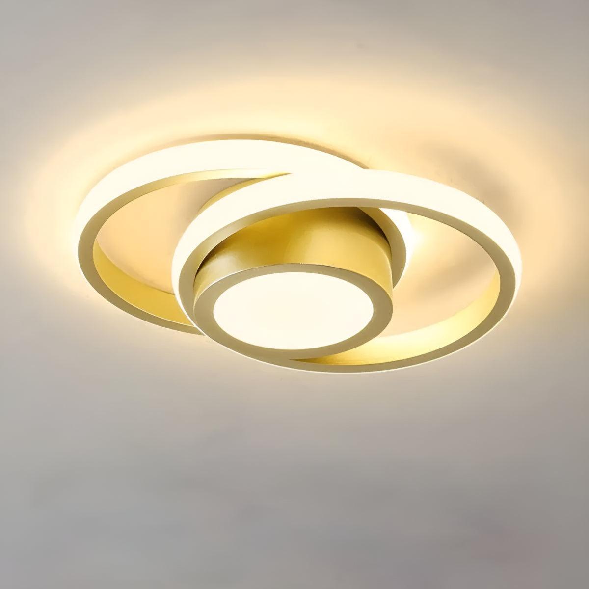 Modern Geometric Ceiling Light For Living Spaces