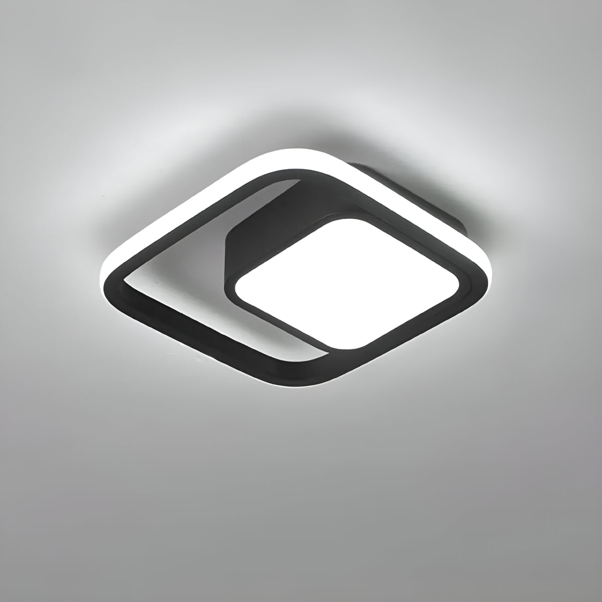 Modern Geometric Ceiling Light For Living Spaces