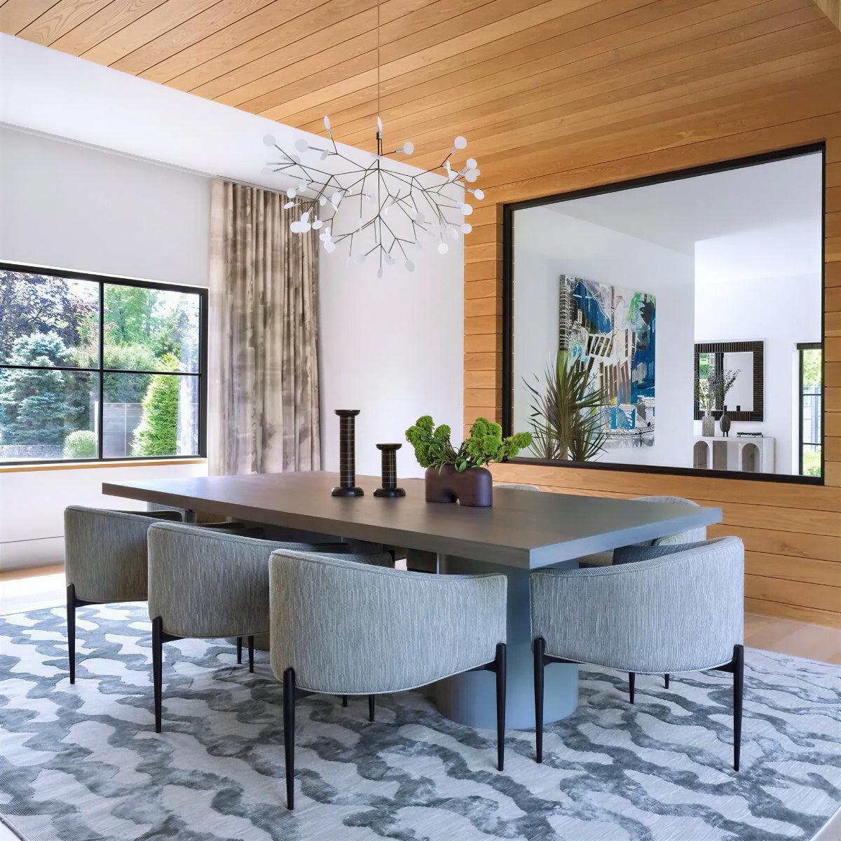 Modern Heracleum Branching Chandelier Light Fixture