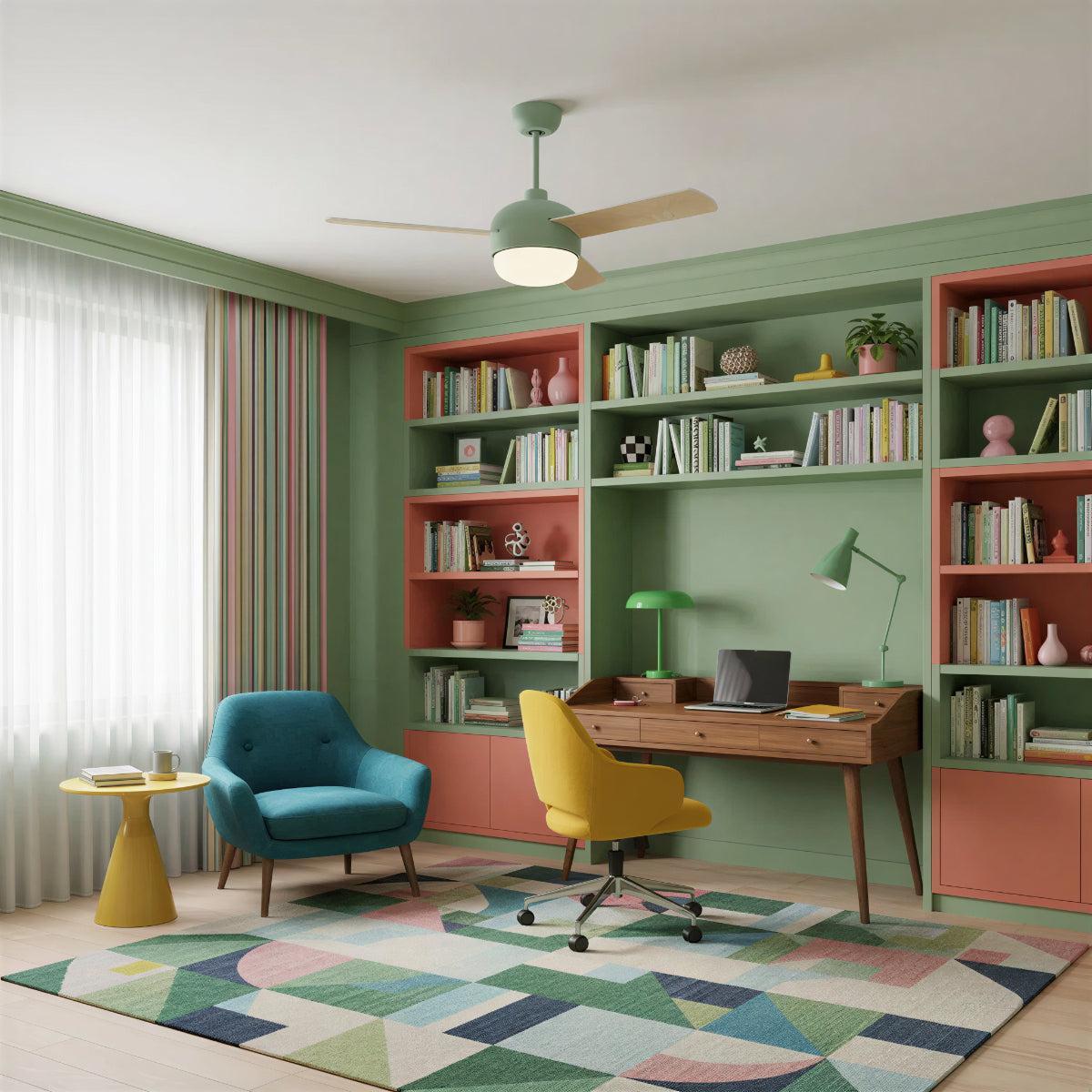 Modern Nordic Ceiling Fan With Light