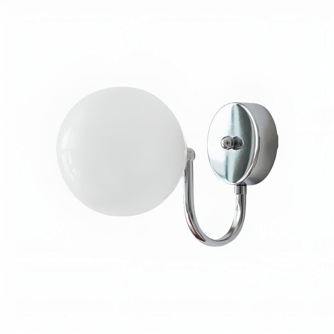 Modern Staggered Glass Globe Shade Wall Sconce Lighting