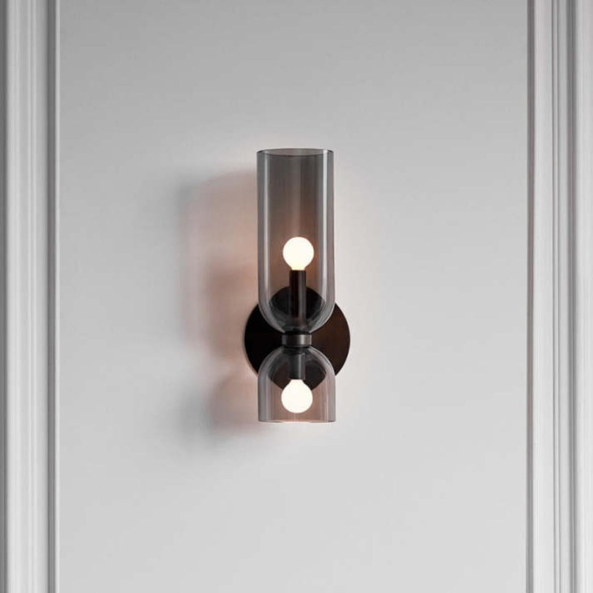 Modern Wall Sconce Light Fixture With Glass Shade