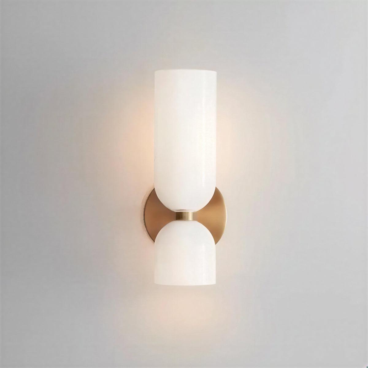 Modern Wall Sconce Light Fixture With Glass Shade