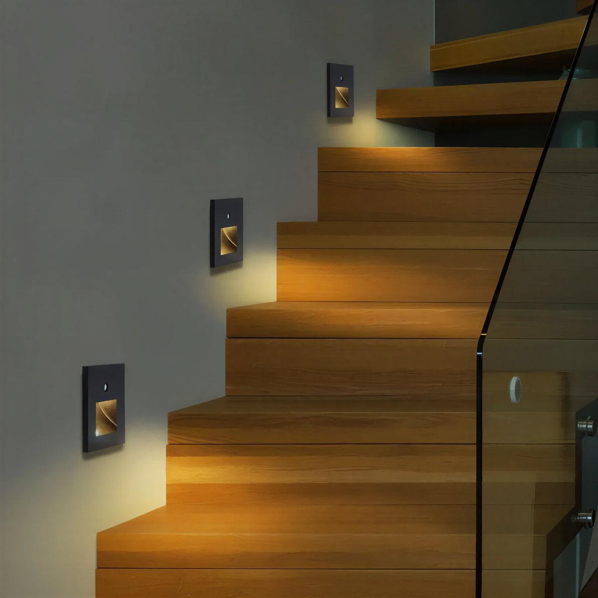 Motion Sensor Step Light for Modern Stairs and Hallways