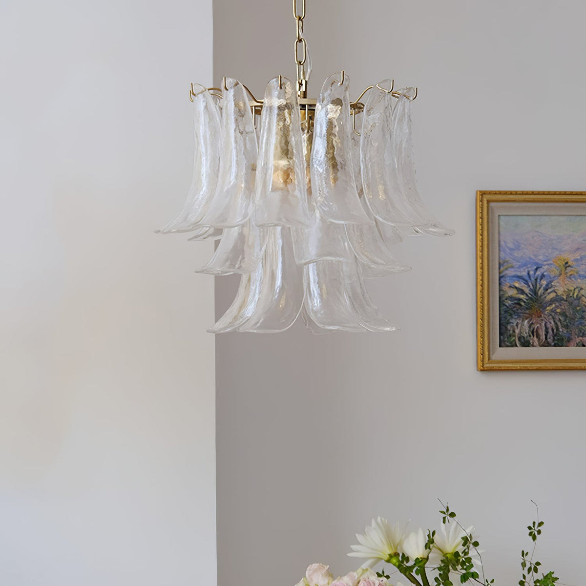 Murano Petal Chandelier