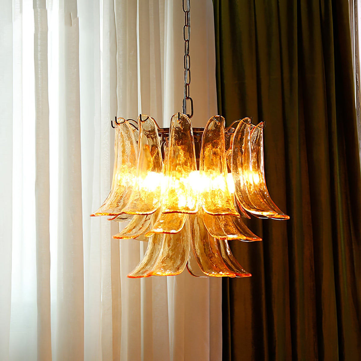 Murano Petal Chandelier