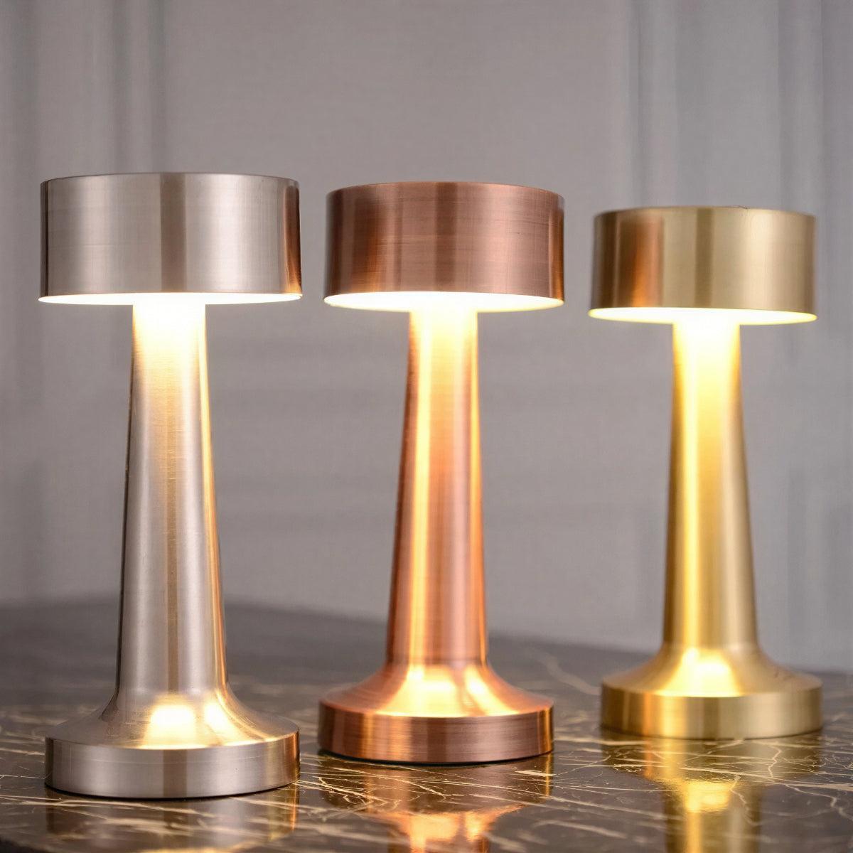 Cordless Rechargeable Table Lamp With Touch Dimming