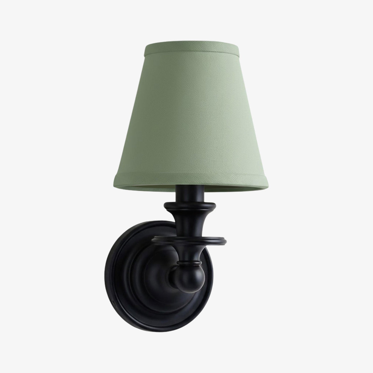 Drum Shade Wall Sconce – Fabric Sconce Light for Cozy Cottage Lighting