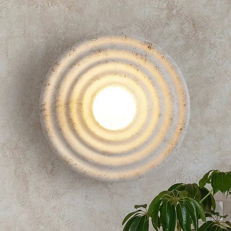 Wabi-Sabi Ceramic LED Wall Lamp