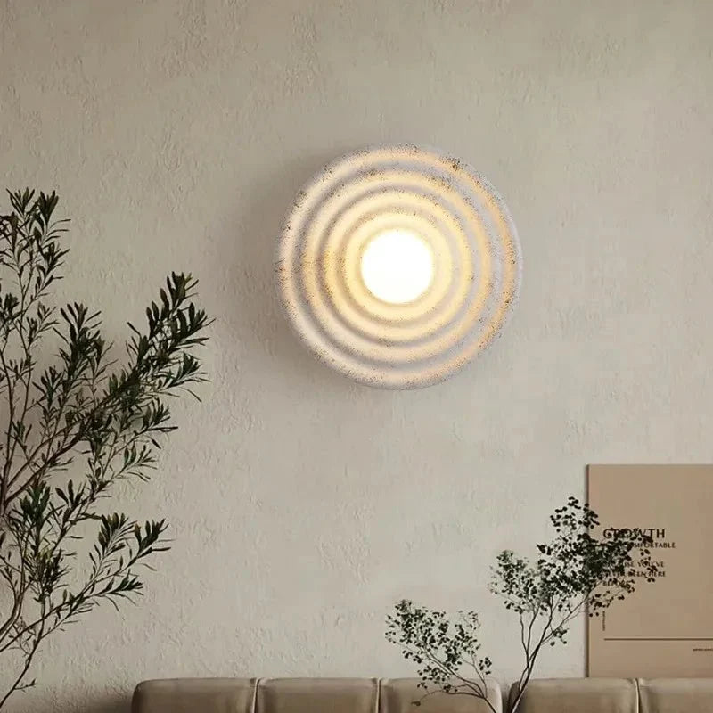 Wabi-Sabi Ceramic LED Wall Lamp