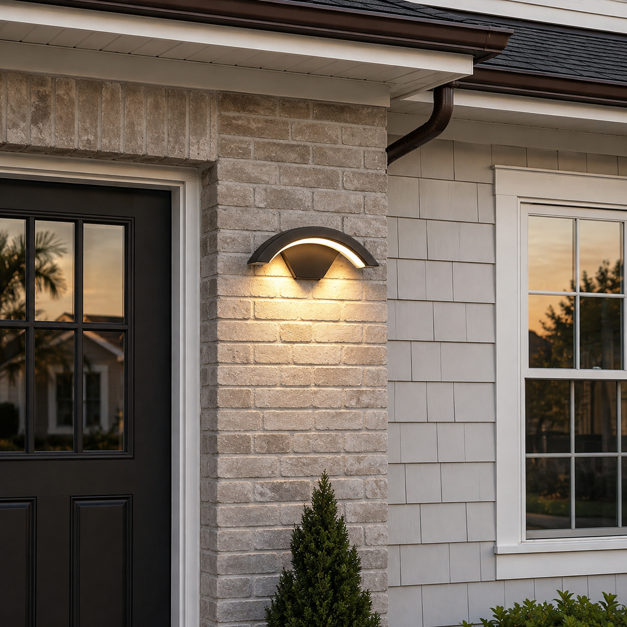 LED Wall Light Outdoor Downlights Porch Wall Mounted Sconce