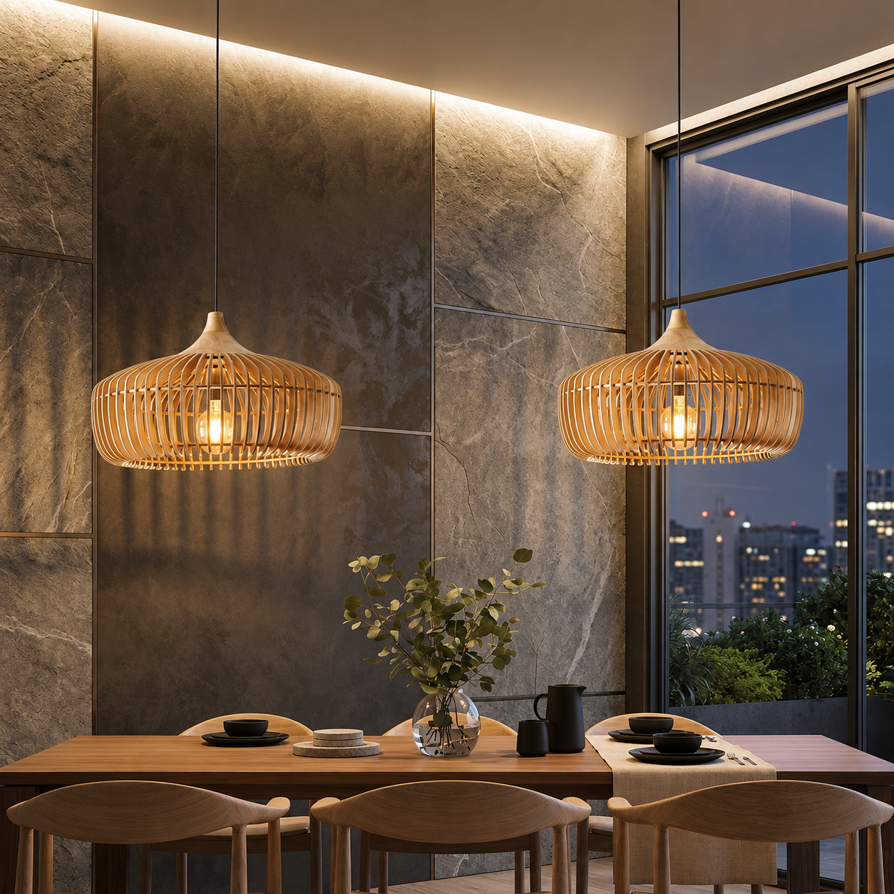 Hinoki Pendant Light